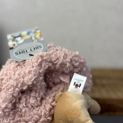 Jellycat Hibernating Bunny- Baby Sleeping Rabbit & Nest Soft Toy Plush Cute 5”