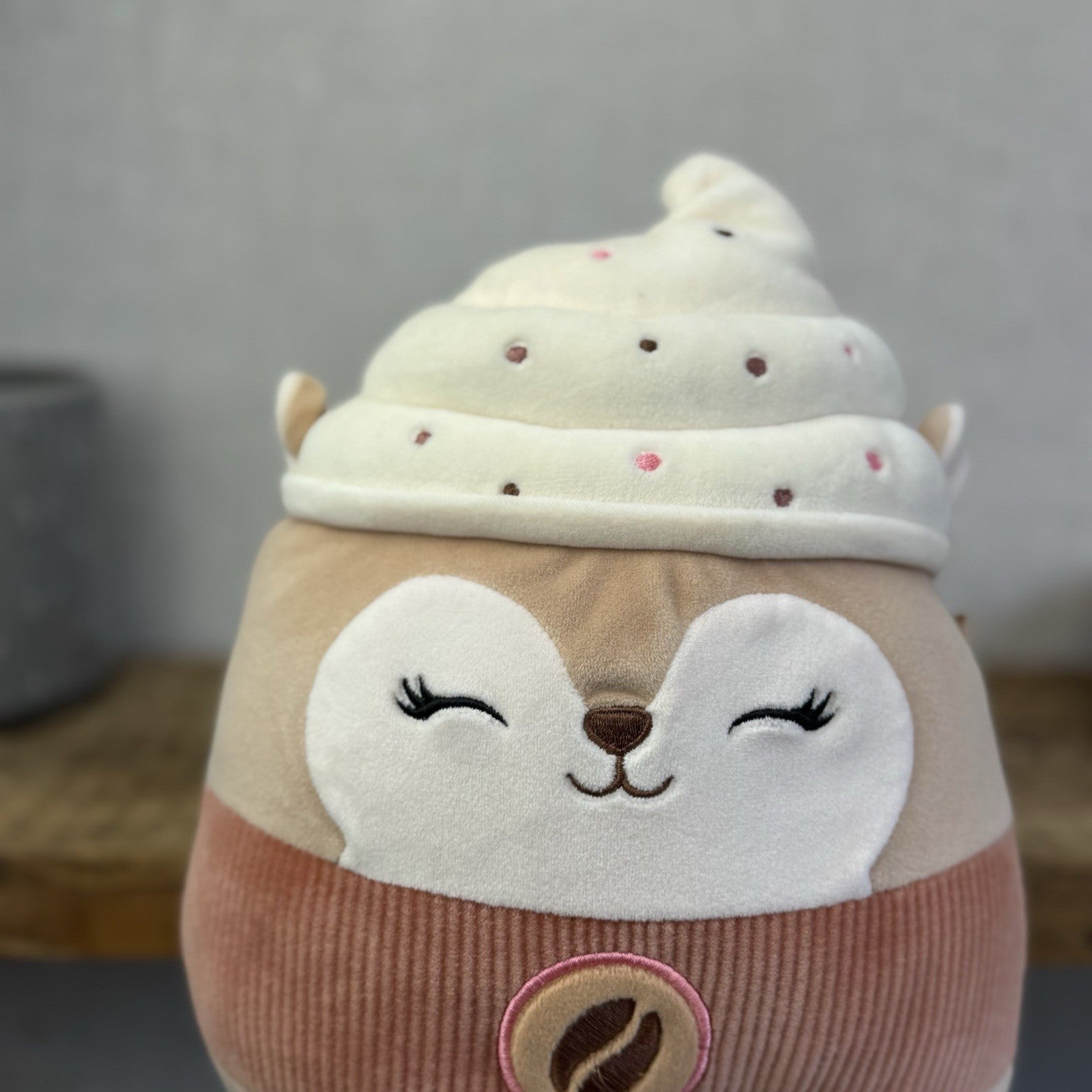 Squishmallow Reza The Latte Squirrel 12" Plush