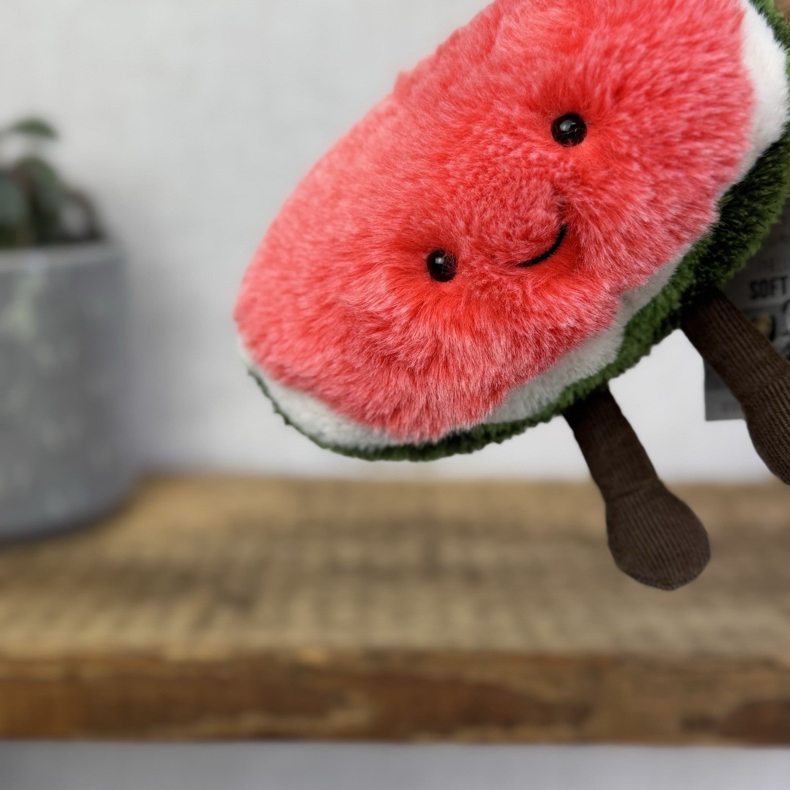 Jellycat Small Amuseable Watermelon Slice Fluffy Melon Soft Toy Rare Retired 6”