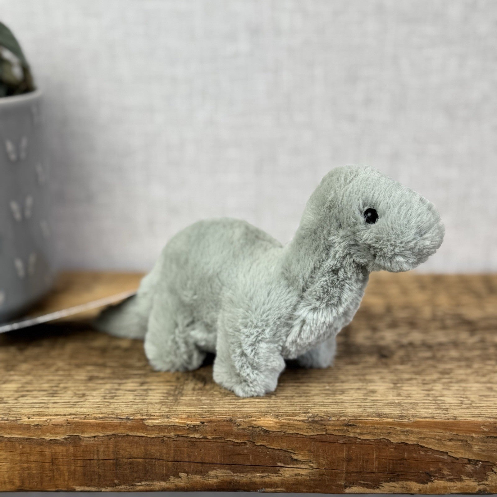 Jellycat Small Fossily Brontosaurus Soft Toy Tiny Dinosaur 5"