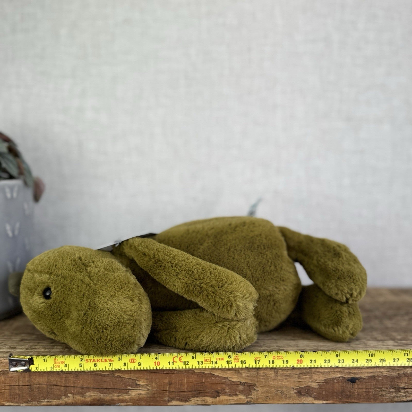 Jellycat Medium Bashful Dino - Medium Bashful Green Dinosaur Soft Toy 12"