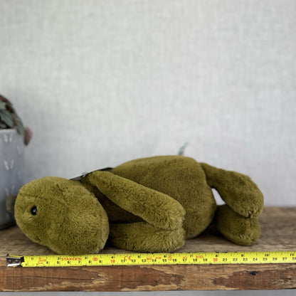 Jellycat Medium Bashful Dino - Medium Bashful Green Dinosaur Soft Toy 12"