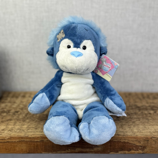 Blue Nose Friends Jungle Monkey- Floppy Blue Monkey New With Tags Retired Plush