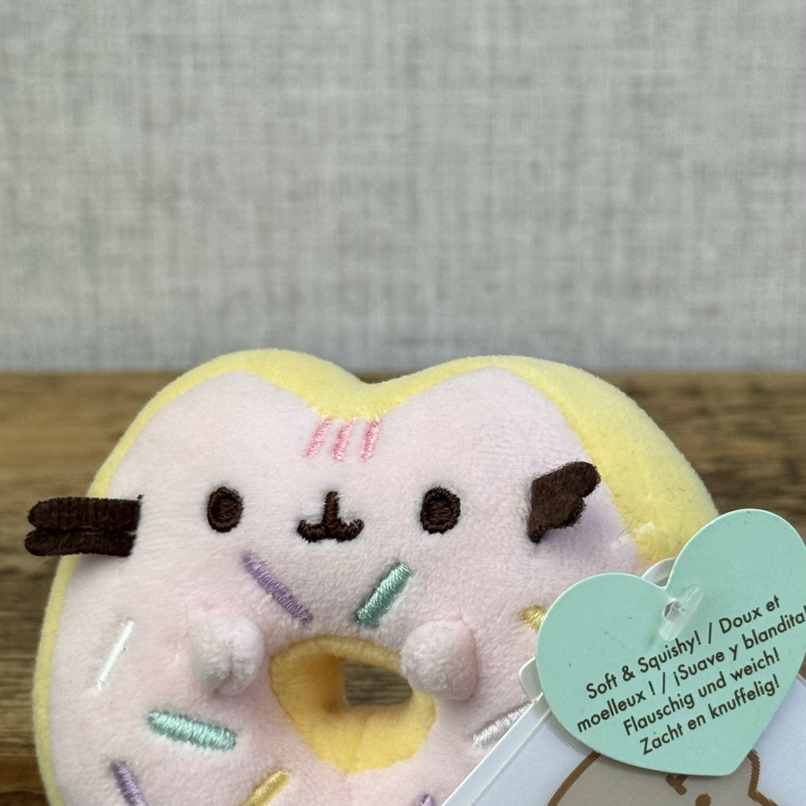 Gund Pusheen Cat - Sprinkle Donut Squisheen Pusheen Plush Squishy Mini 3”