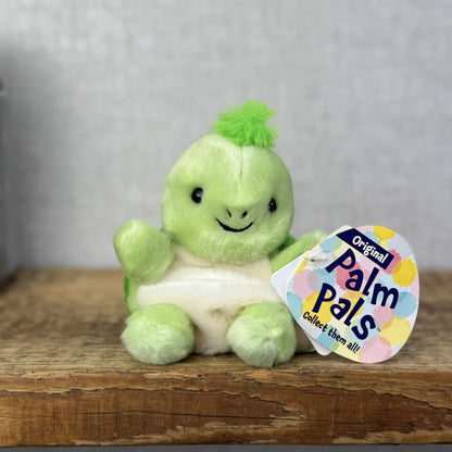 Aurora - Tiny Turtle - Palm Pals Mini Beanbag Plush Green Turtle Small Toy 5”