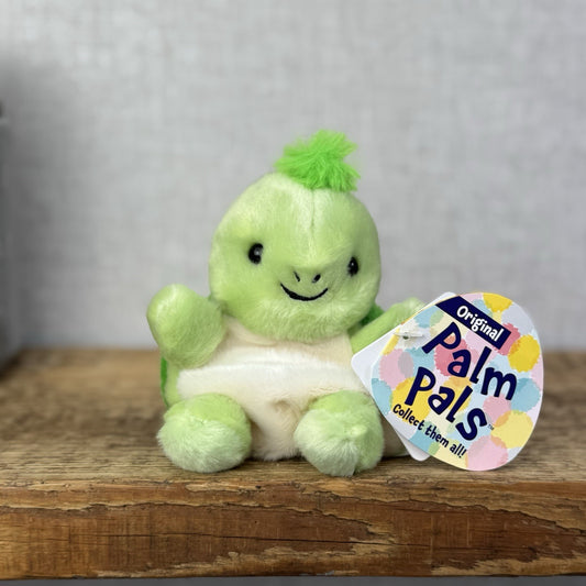 Aurora - Tiny Turtle - Palm Pals Mini Beanbag Plush Green Turtle Small Toy 5”