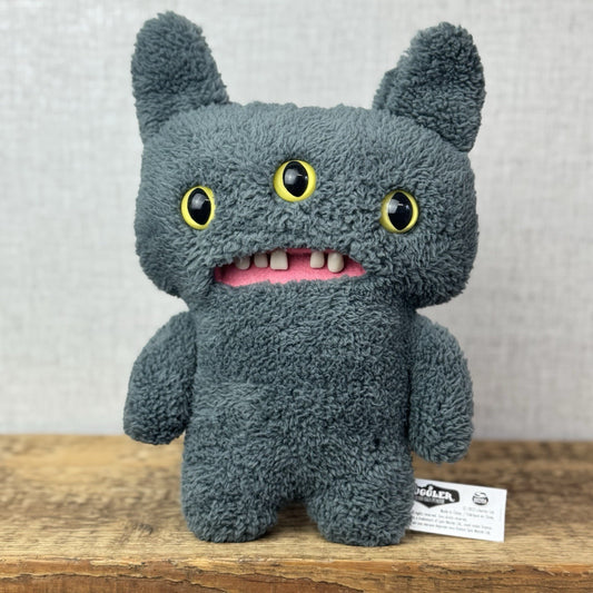 Fuggler Reek-o Grey Fluffy Snuggler Fuggler Rare Retired 2018 Edition 