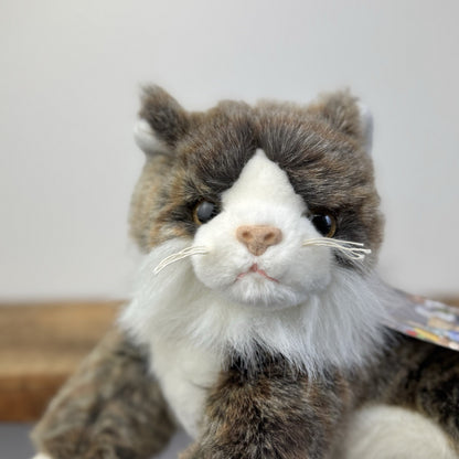 TY Classic Cat - O‘’malley The Cat Tortoise Brown/grey Mix Beanie Kitten Rare