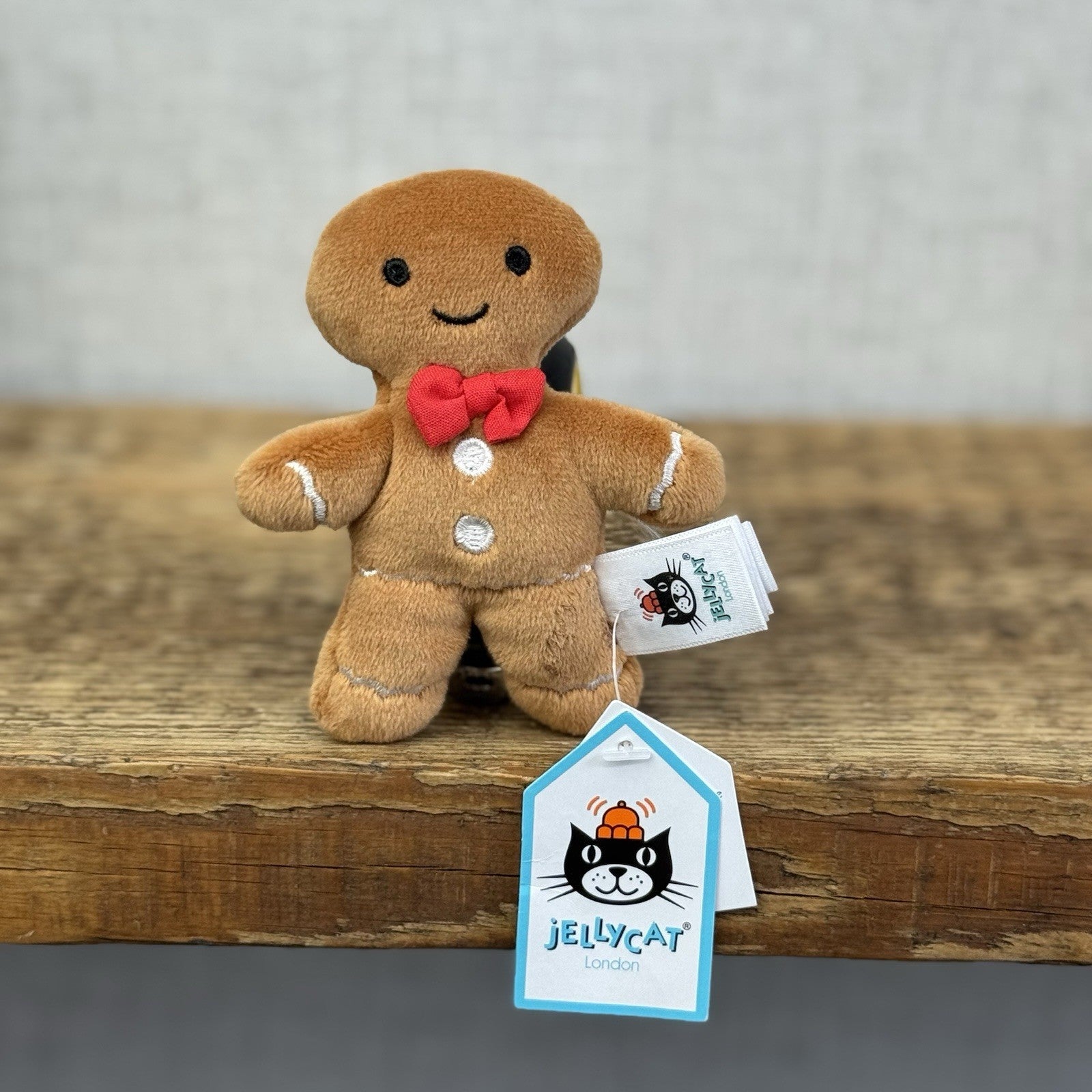 Jellycat Festive Folly Gingerbread Man - Mini Gingerbread Man Tiny BNWT 2"