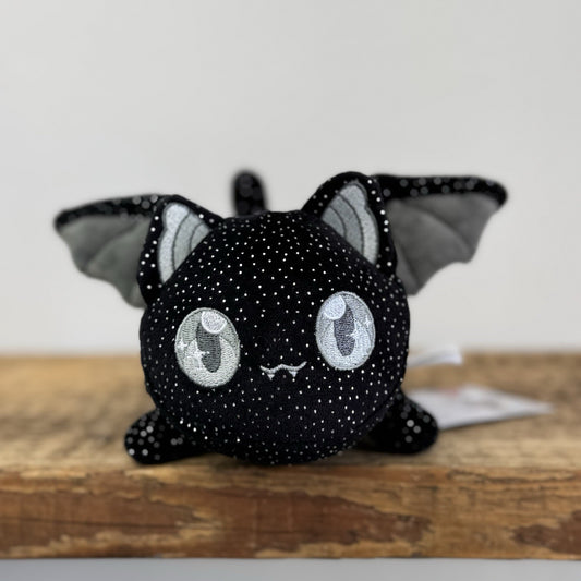 Aphmau MeeMeows - Rare Halloween Cat, Black Sparkly Dragon Cat 5"