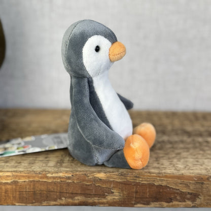 Jellycat My First Penguin Soother - Velour Small Beanie Penguin Soft Toy Rare 7”