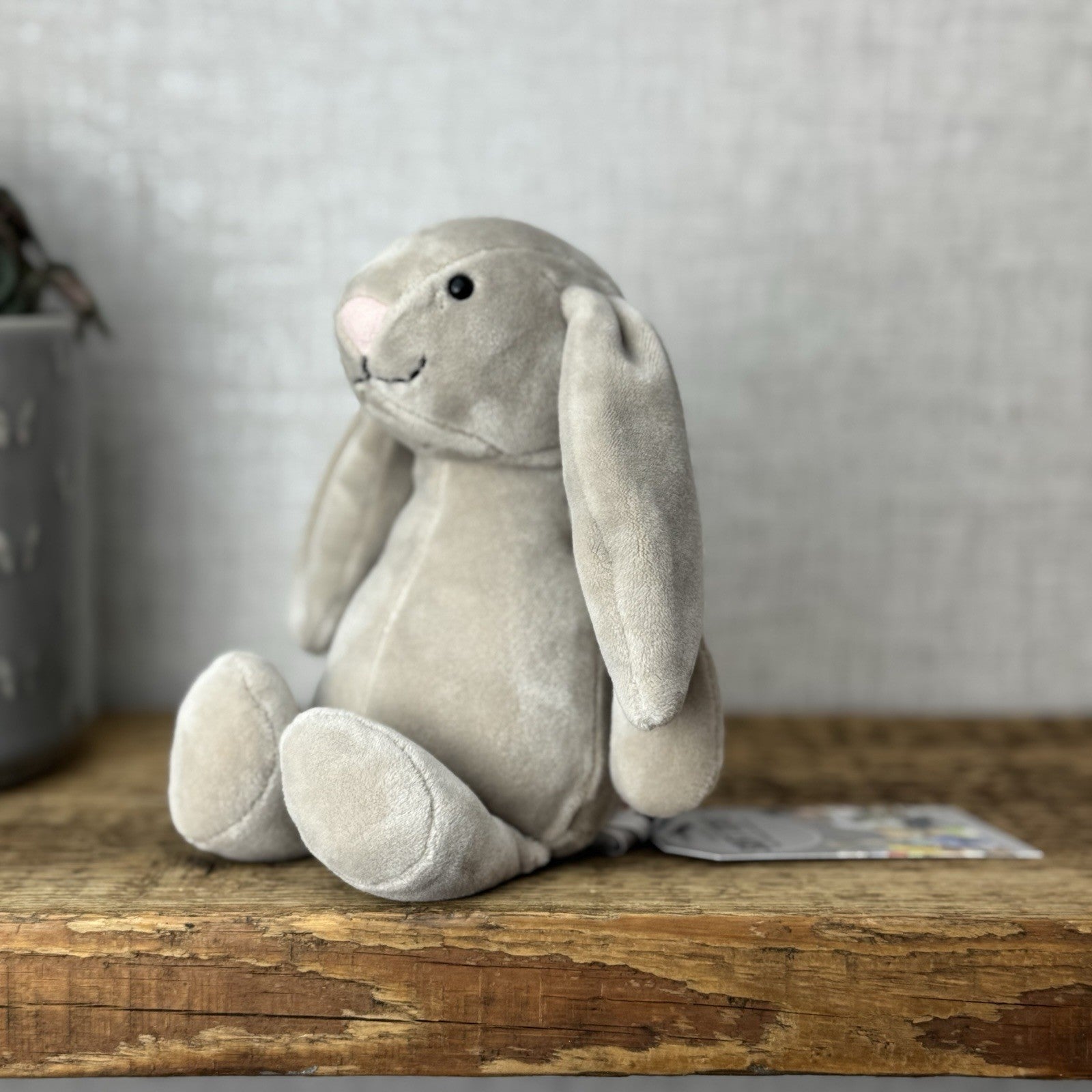 Jellycat My First Bunny - Baby Soft Beige Rabbit Toy Velour Beanie Beige 8” (#2)