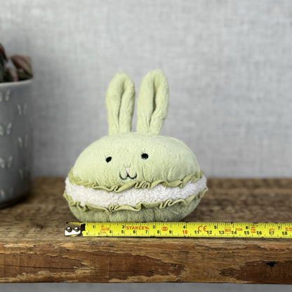 Jellycat Dainty Dessert Bunny Macaron - Green Bunny Amuseable New With Tags 5”