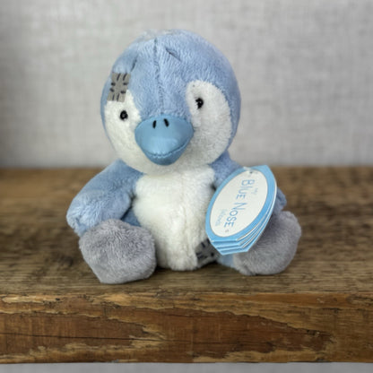 Blue Nose Friends Chilly #17 - Mini Blue Penguin Beanie Plush Toy Tiny 5"