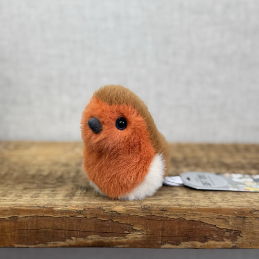 Jellycat Birdling Robin - Bird Pocket Pal Beanie Fluffy Bird Soft Toy Retired 4"