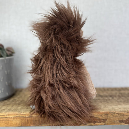 Jellycat Medium Spike Hedeghog - Light Brown/ Chocolate Brown Beanie Hedgehog