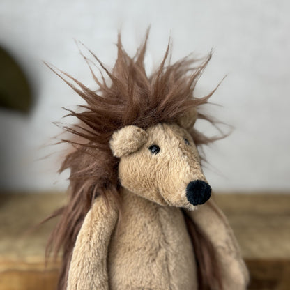 Jellycat Small Spike Hedeghog - Light Brown Beanie Hedgehog Plush New With Tag
