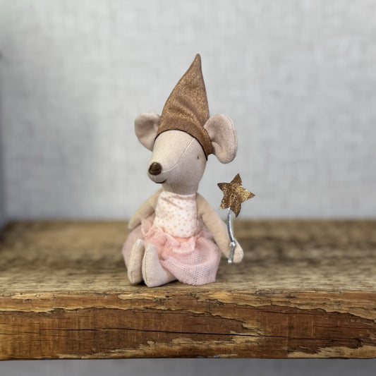 Maileg Toothfairy Mouse - Mouse OnlyFairy Mouse With Wand, Hat & Tutu