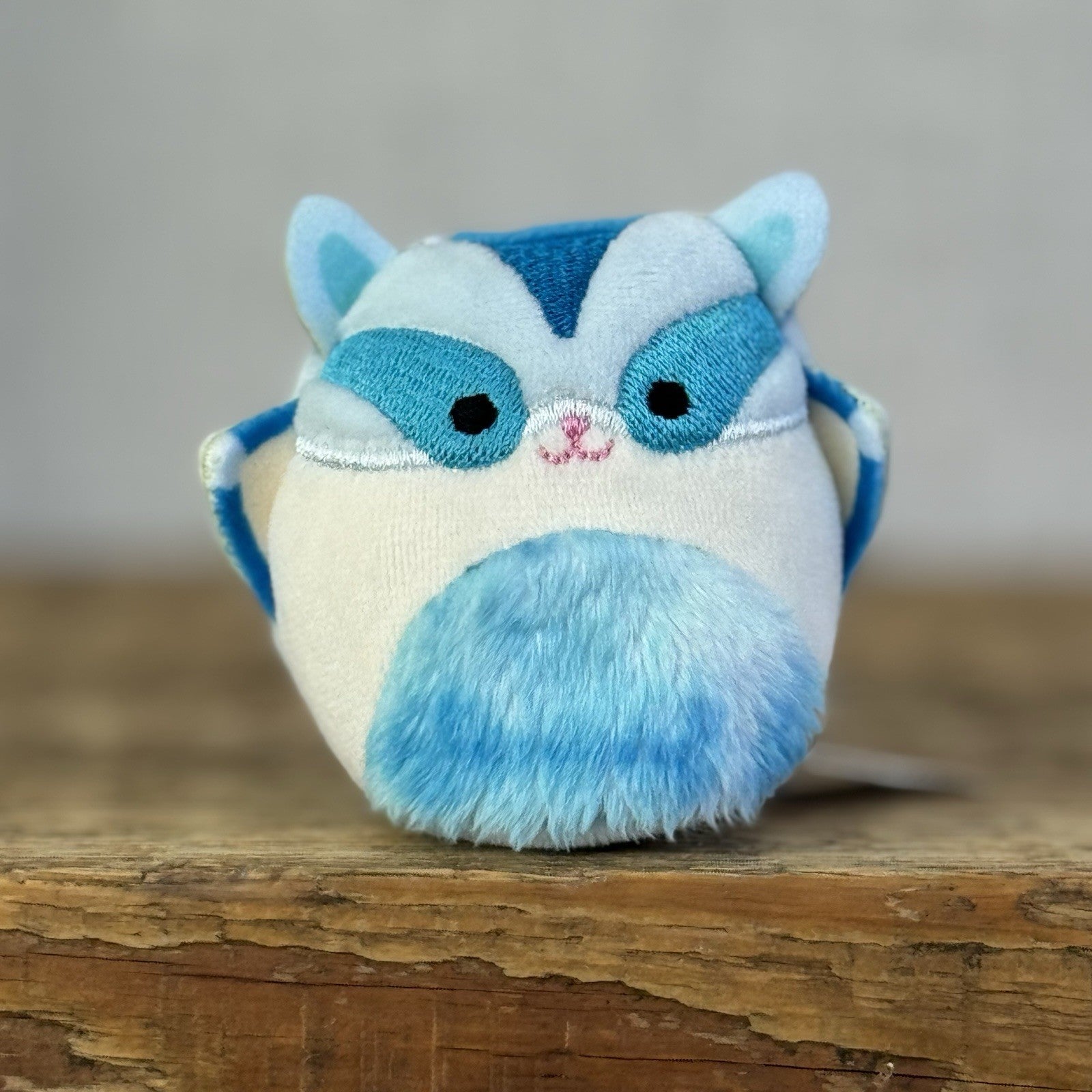 Squishmallow Squishville - Sabino Blue Sugar Glider - Mini Soft Toy Fluffy 2"