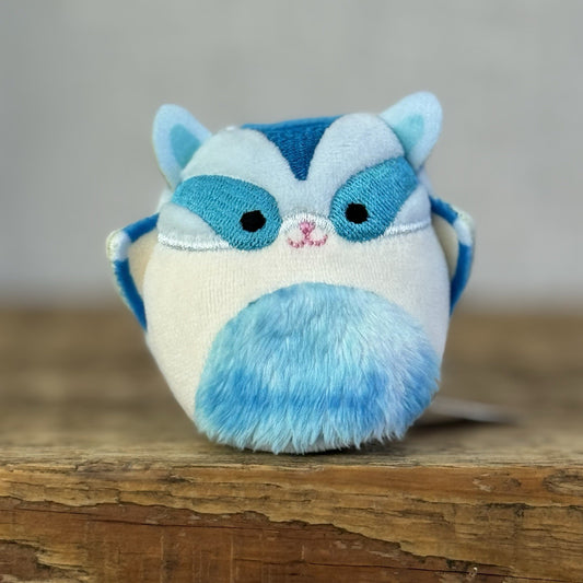 Squishmallow Squishville - Sabino Blue Sugar Glider - Mini Soft Toy Fluffy 2"