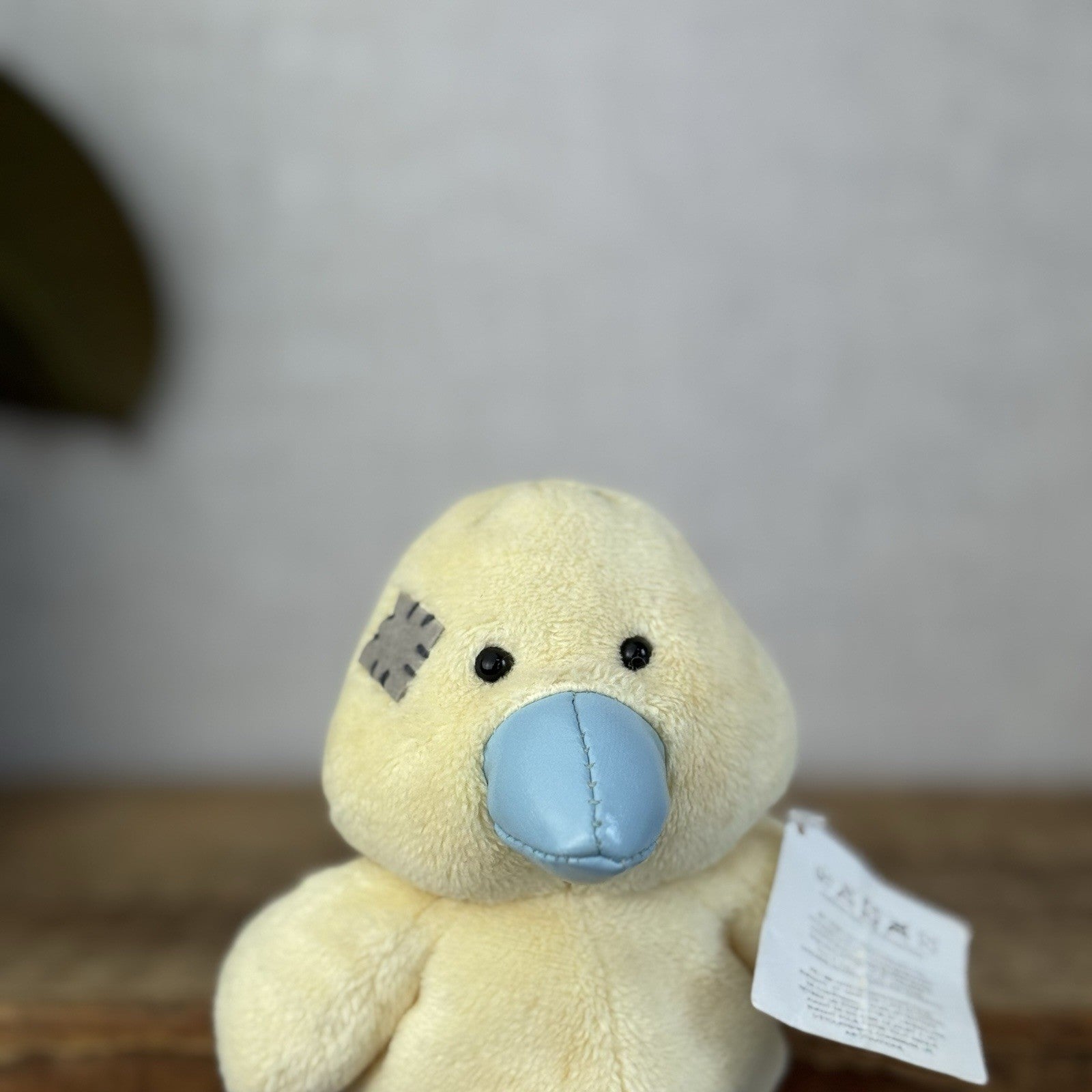 Tatty Teddy - Tiny Beanie Diva Canary Partial Tag New - Small Duckling Plush Toy