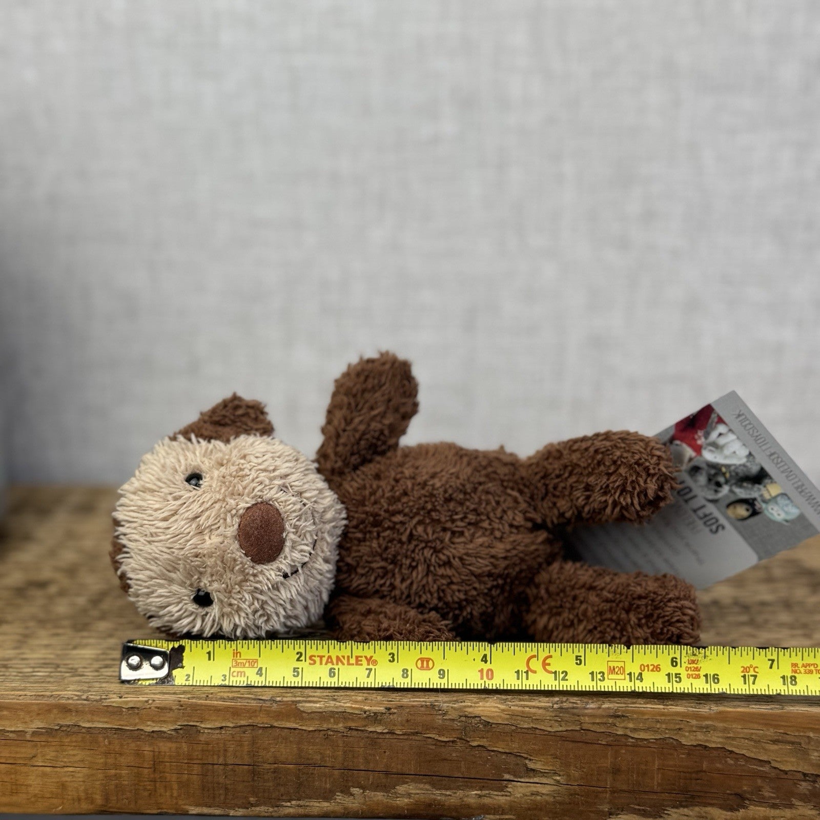 Jellycat Custom Made - Tiny Nugget Monkey (From soother) Mini Beanbag Monkey 5”