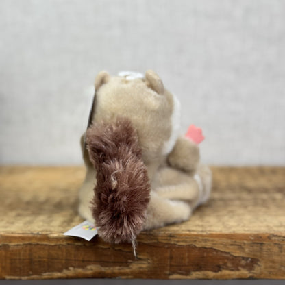 Aurora - Flaps Flying Squirrel - Small Squirrel Toy Palm Pals Mini Beanbag Plush