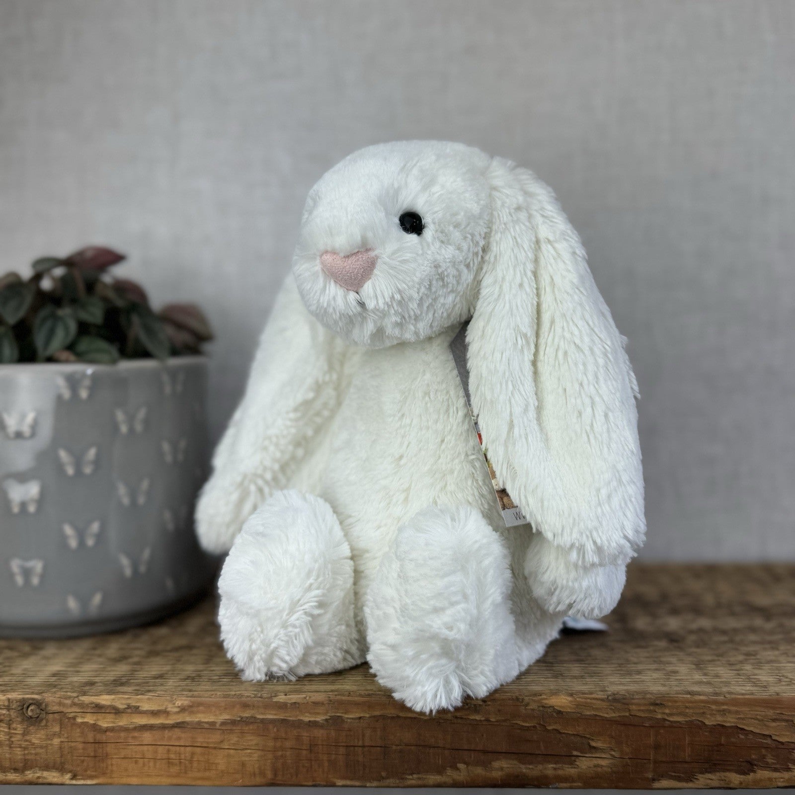 Jellycat The Little White Company White Bashful Bunny White Bunny Retired 12"