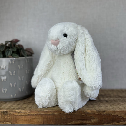 Jellycat The Little White Company White Bashful Bunny White Bunny Retired 12"