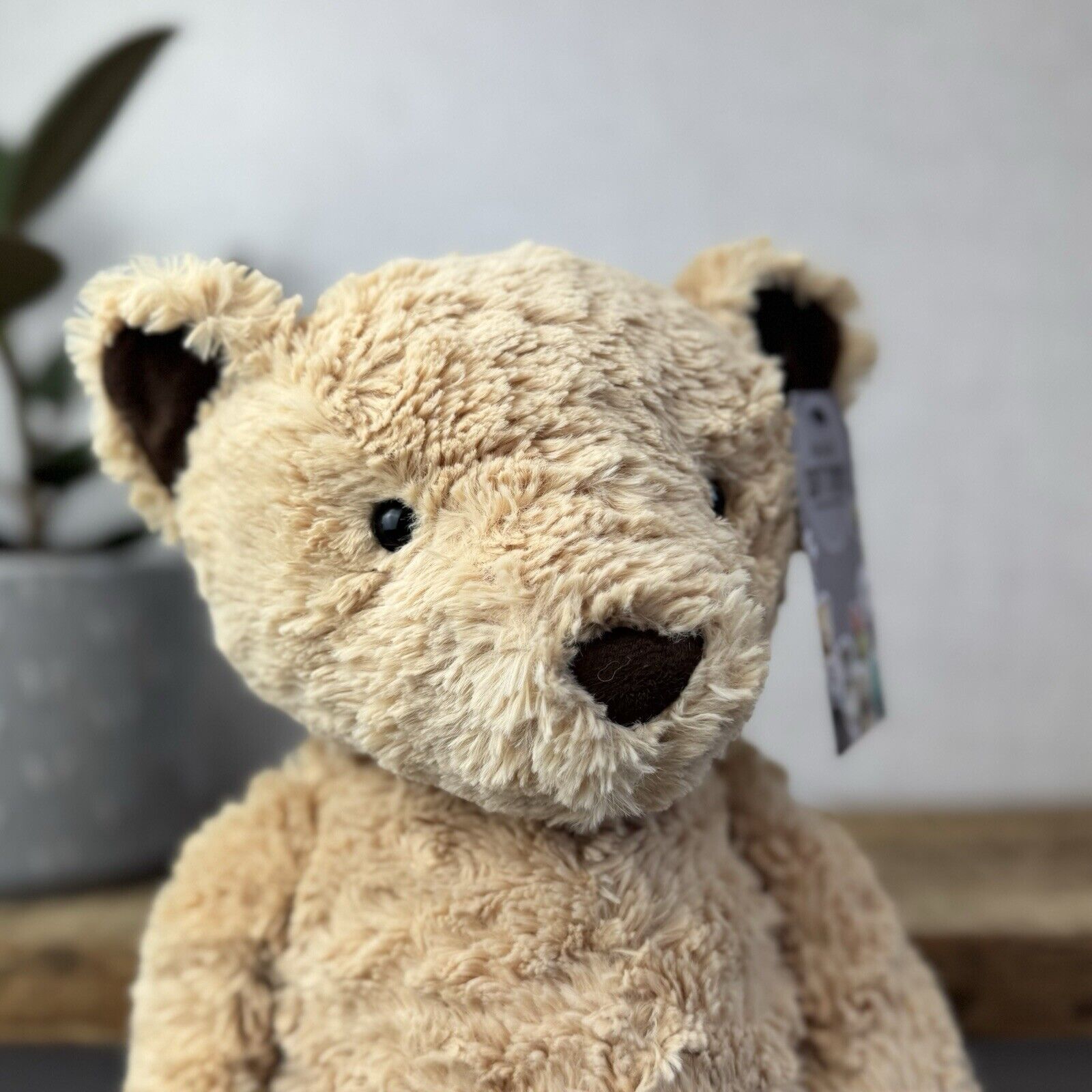 Jellycat Medium Oliver Bear - Old RARE Bear Original Oliver Bear Brown/Tan 16"