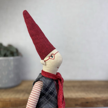 Maileg Medium Pixie Girl Laura - Retired 2011 - Rare Maileg Christmas Pixie 18”