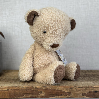 Jellycat Medium Vintage Bear - Vintage Light Brown Bear Beanie Soft Toy 12” (#2)