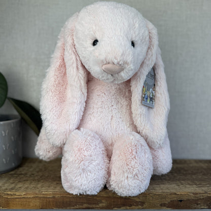 Jellycat Huge Bashful Pink Bunny - Large Baby Pink Bunny - Huge Rabbit 20"
