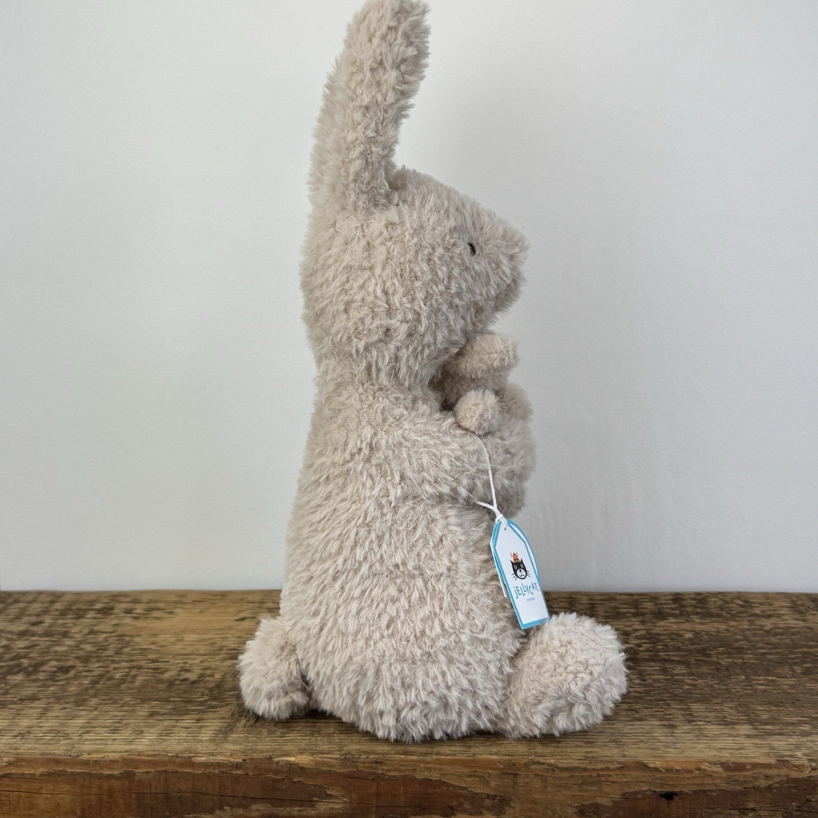 Jellycat Huddles Bunny Beige Rabbit Hare Mum With Baby Soft Plush Toy 14"