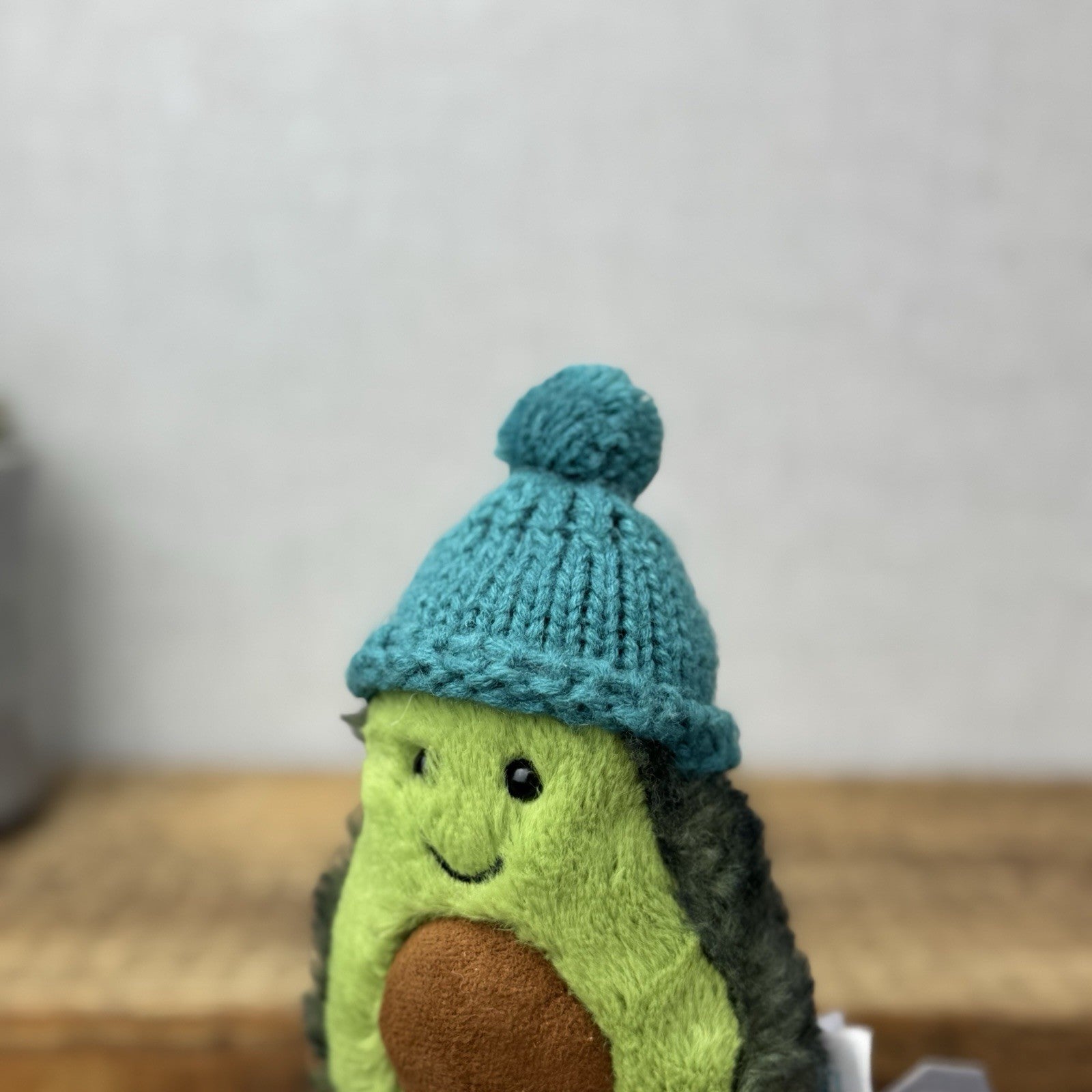 Jellycat Amuseable Cozi Avocado With Hat Plush Soft Toy - Teal Cozi Avacado NWOT