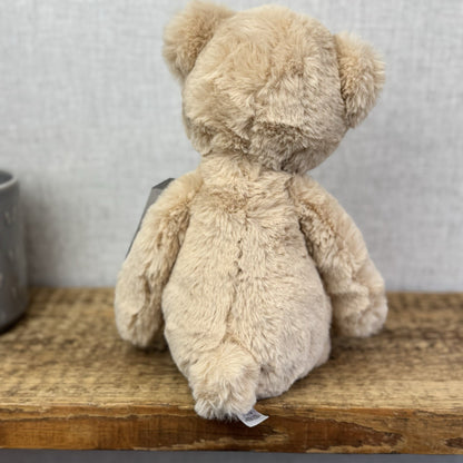Mamas And Papas Soft Toy Welcome To The World Bear Super Soft Beige Bear 12"