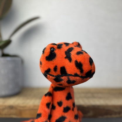 Jellycat Syd Salamander - Red Spotty Lizard New With Tags Medium 12"