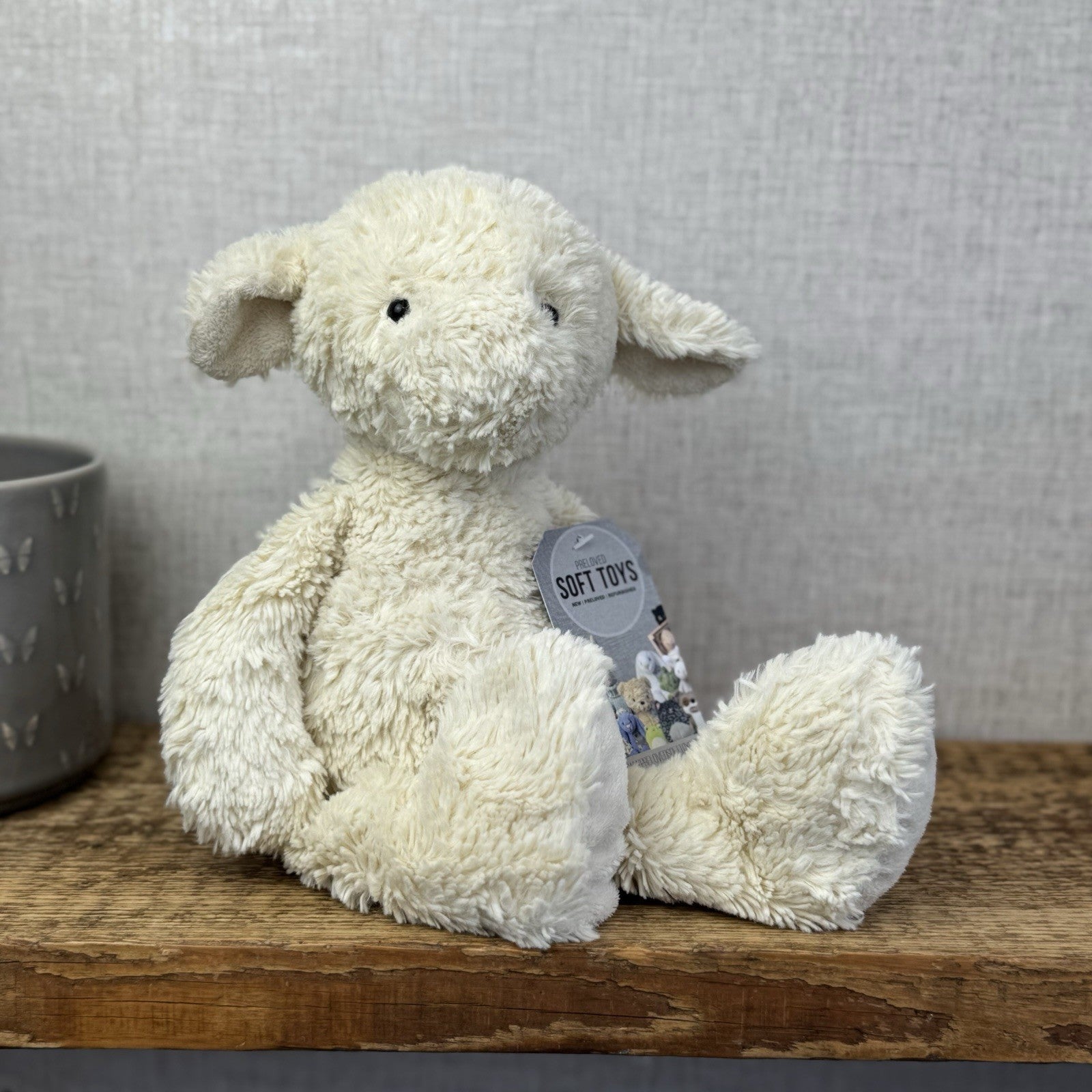 Jellycat Skiffles Lamb Rare Retired Meduim Vintage Medium Floppy Sheep 14"