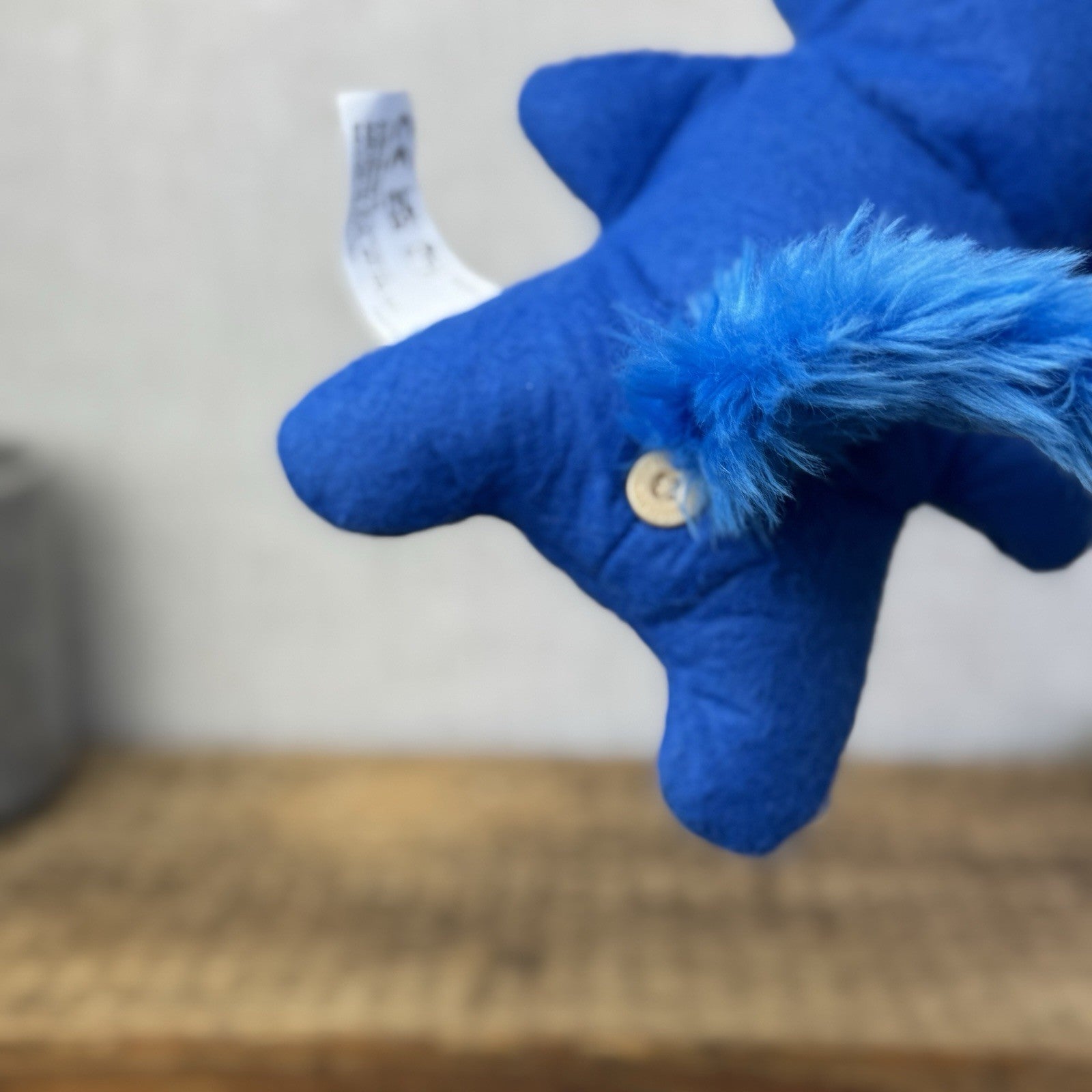 Fuggler Funny Ugly Monster Suspicious Fox Blue & Keyring Set Rare Felt Retired 