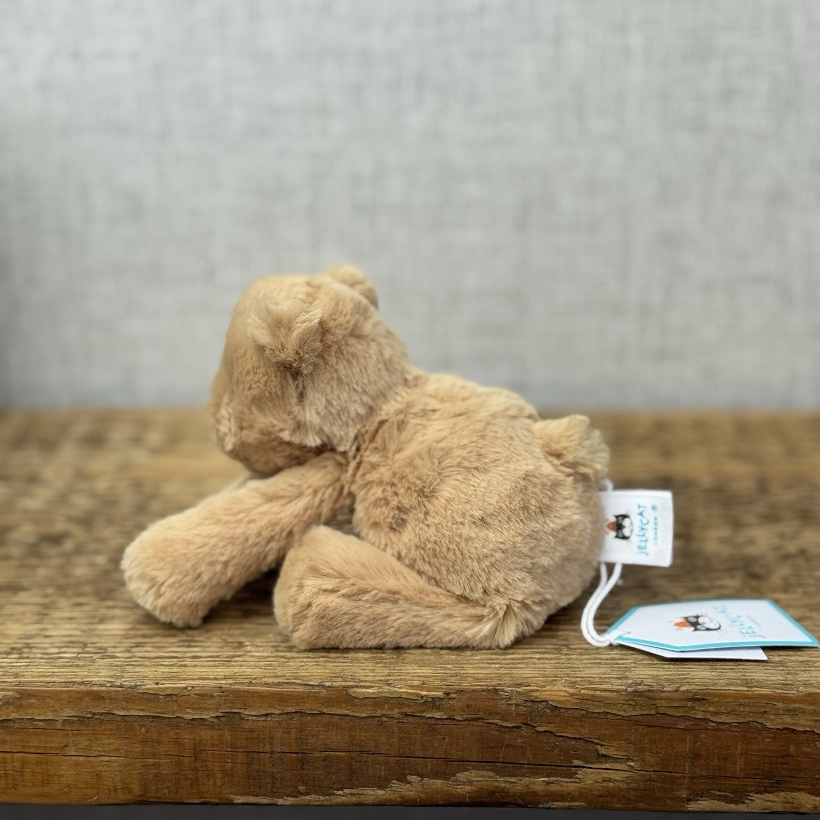 Jellycat Tiny Smudge Bear - Miniature Bear Beanie Plush New With Tags Retired 7"