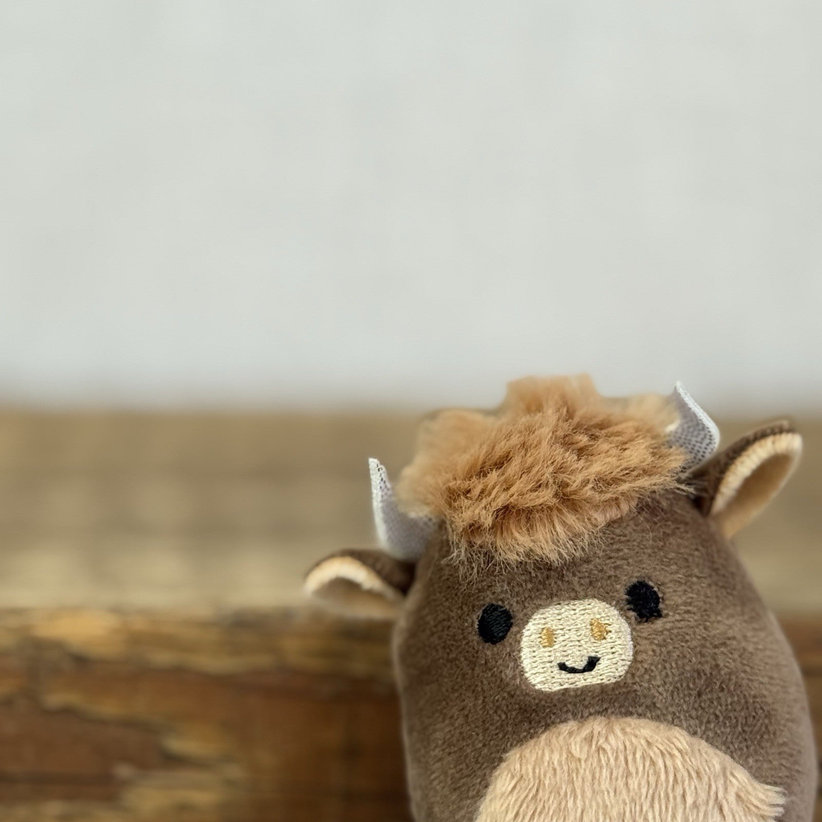 Squishmallow Squishville -Calton Highland Cow Horned Cow 2" (Multi Buy Discount)
