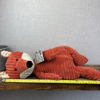 Jellycat Medium Cordy Roy Fox - Orange Corduroy Fox Plush Large Rare Retired 14"