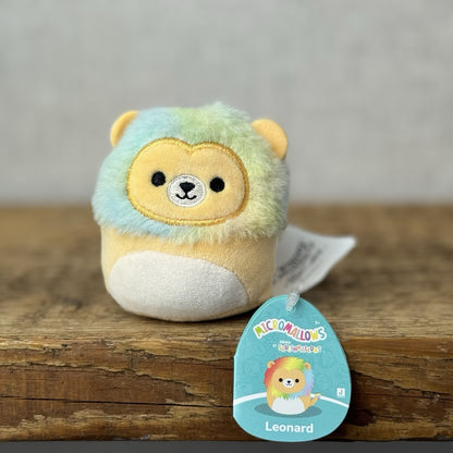 Squishmallow Micromallow With Tag - Leonard Lion  Mini Squish Soft Toy New 3"