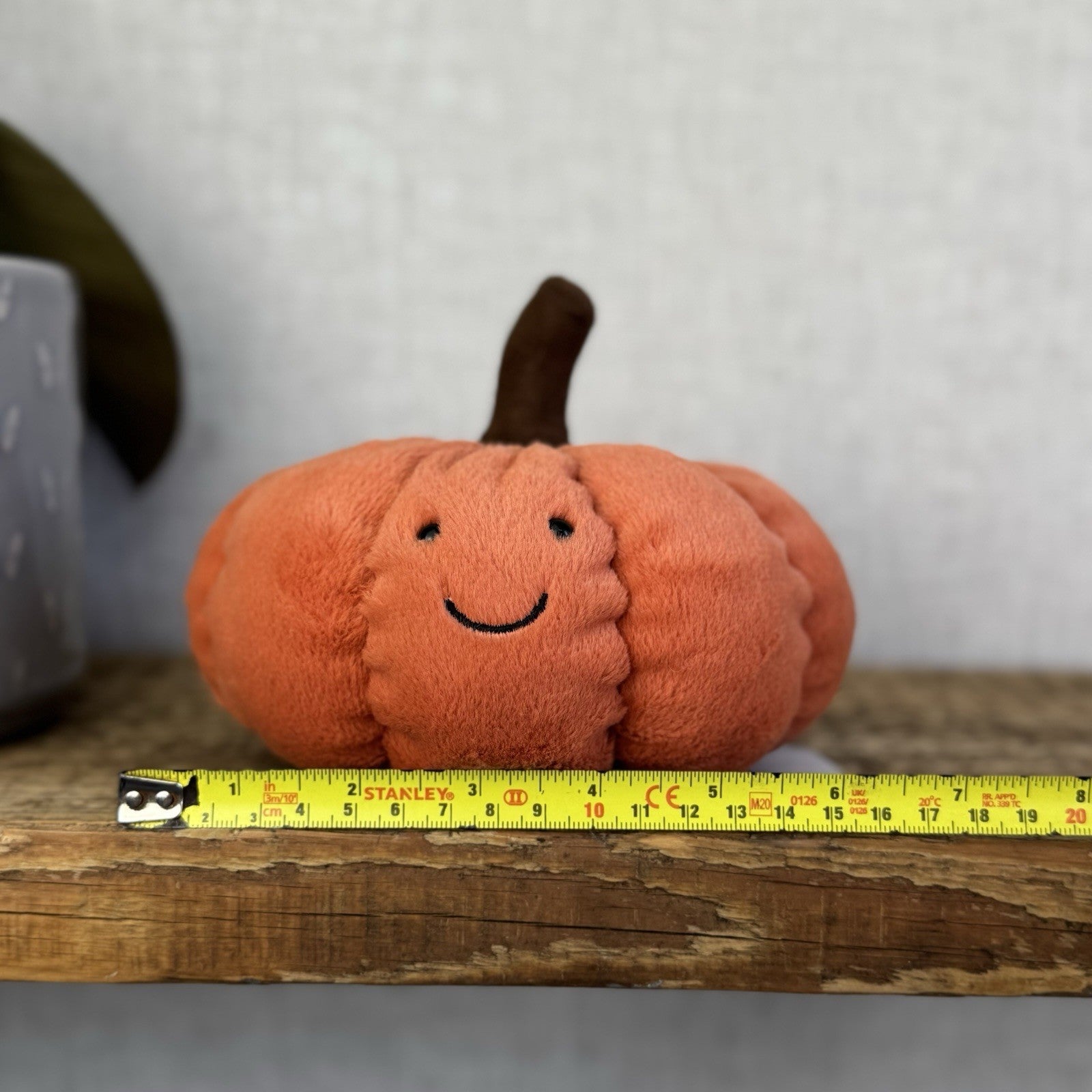 Jellycat Orange Squishy Squash - Amuseable Retired  NWOT Beanie Plush 6”