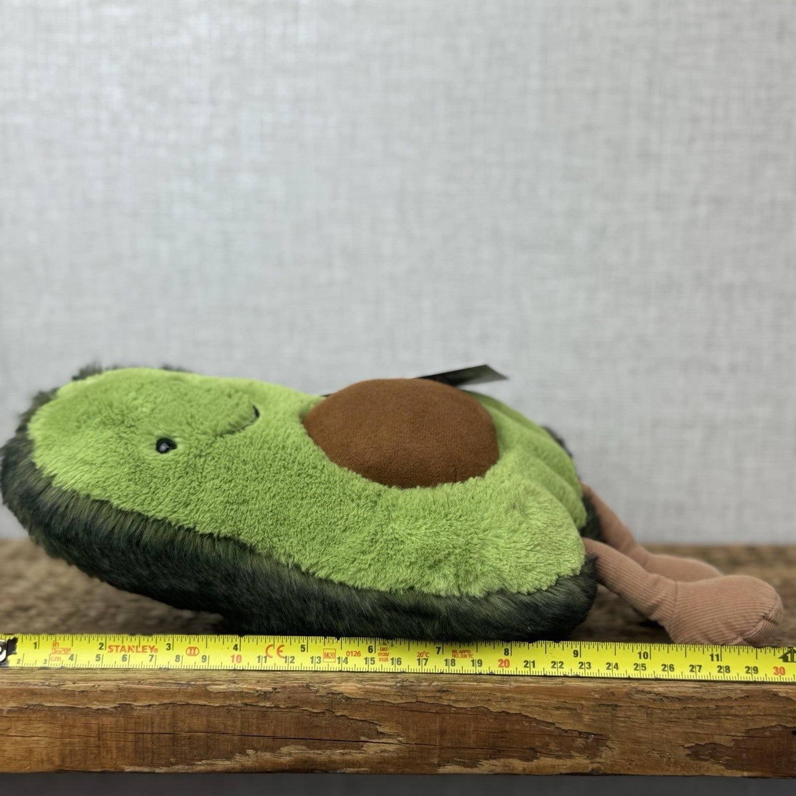 Jellycat Amuseable Avocado Medium - Soft Toy Food Play Green Fluffy Avocado 12”