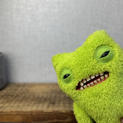 Fuggler Munch Munch Green Funny Ugly Monster Plush Retired Munch Munch Plush
