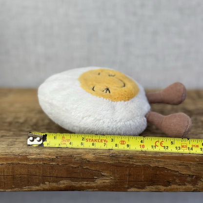 Jellycat Laughing Boiled Egg - Small Egg Laughing Face With Feet New With Tags