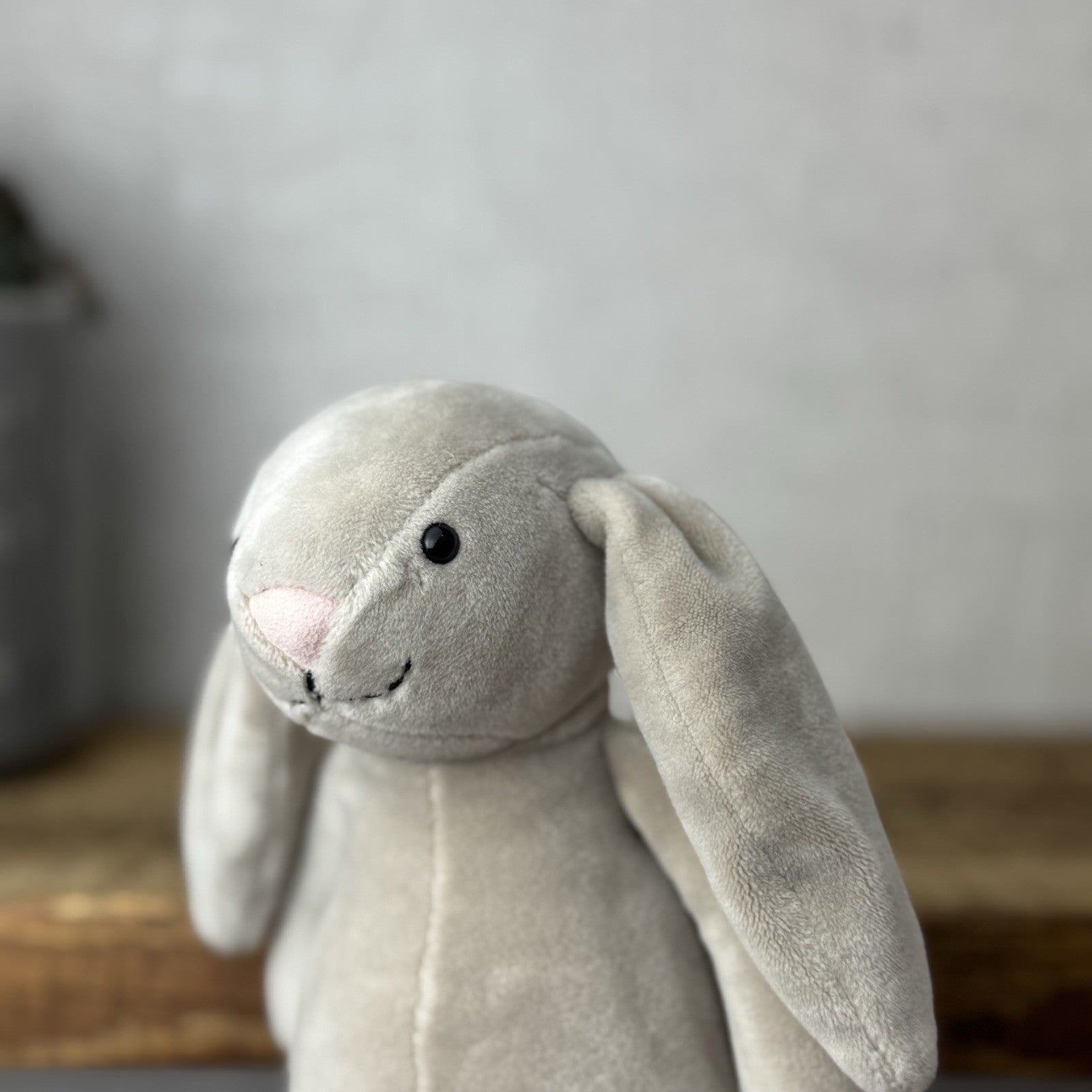 Jellycat My First Bunny - Baby Soft Beige Rabbit Toy Velour Beanie Beige 8” (#2)