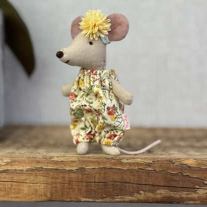 Maileg Mouse Clothes - Floral Romper & Headband Retired 2017 (Clothes Only)