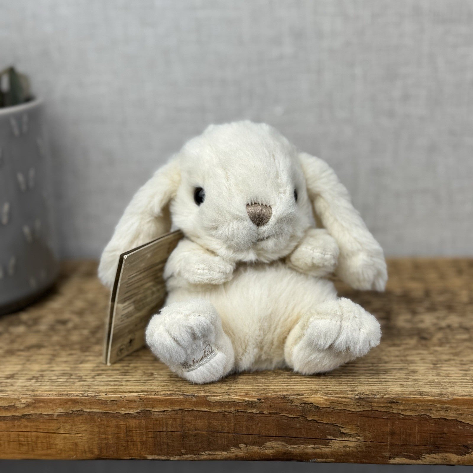 Bukowski Bears - Bukowski Mini Cream Kanini Bunny Rabbit Beanie Plush New Tag 5"